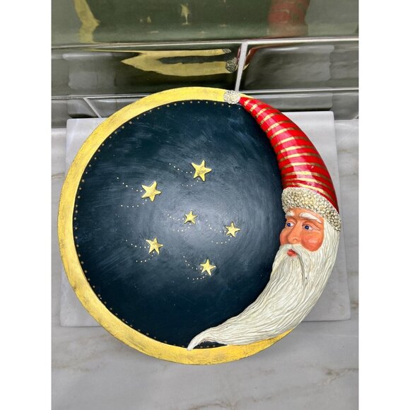 Vintage Kurt Adler Celestial Santa Christmas Bowl - Picture 1 of 7